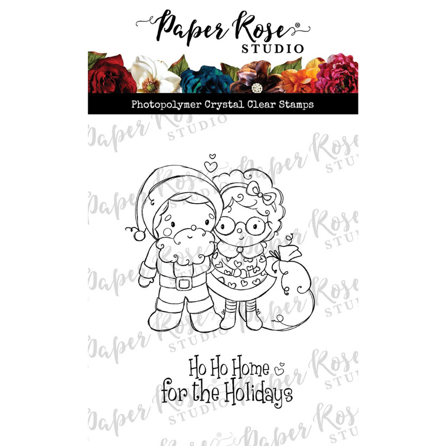 Paper Rose - Mr & Mrs Santa Claus Clear Stamp