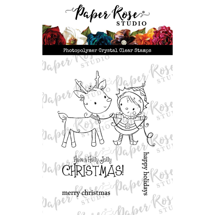 Paper Rose - Holly Jolly Elf Clear Stamp