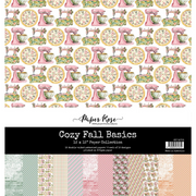 Paper Rose - Cozy Fall Basics 12" x 12" Paper Collection