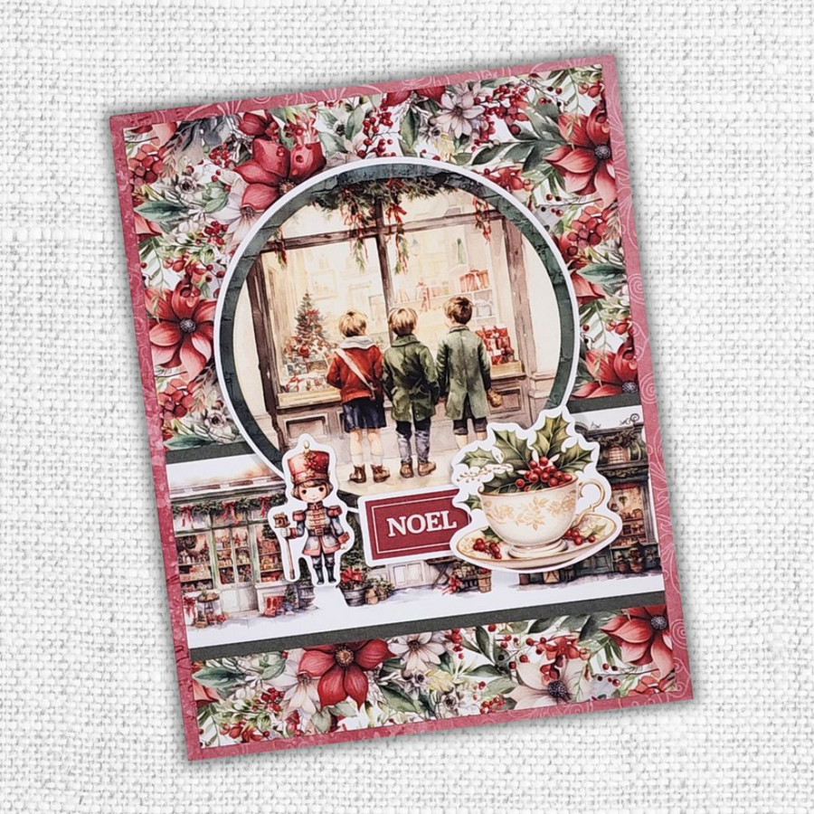 Paper Rose - Christmas Time 6" x 8" Die Cuts & Sentiments