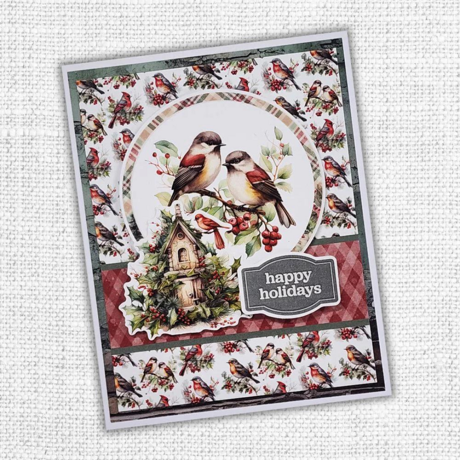 Paper Rose - Christmas Time 6" x 8" Die Cuts & Sentiments