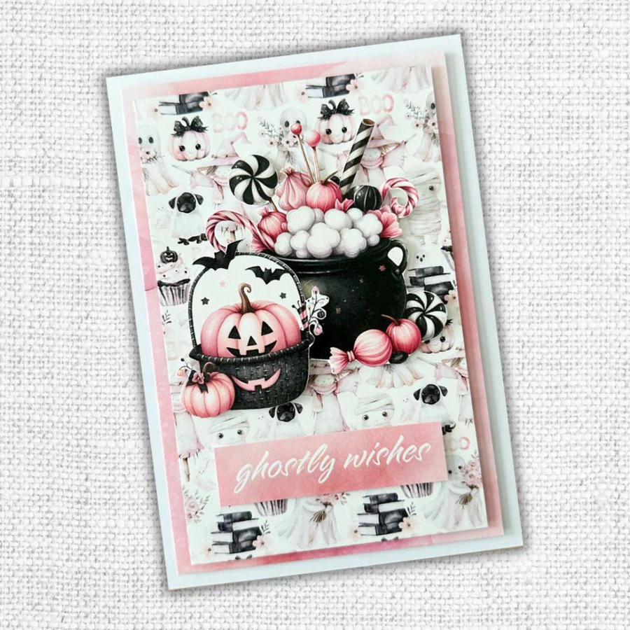 Paper Rose - Pink Halloween Cut Aparts Paper Pack