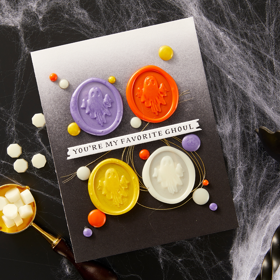 Spellbinders - Boo! 3D Wax Seal from the Happy Haunting Collection