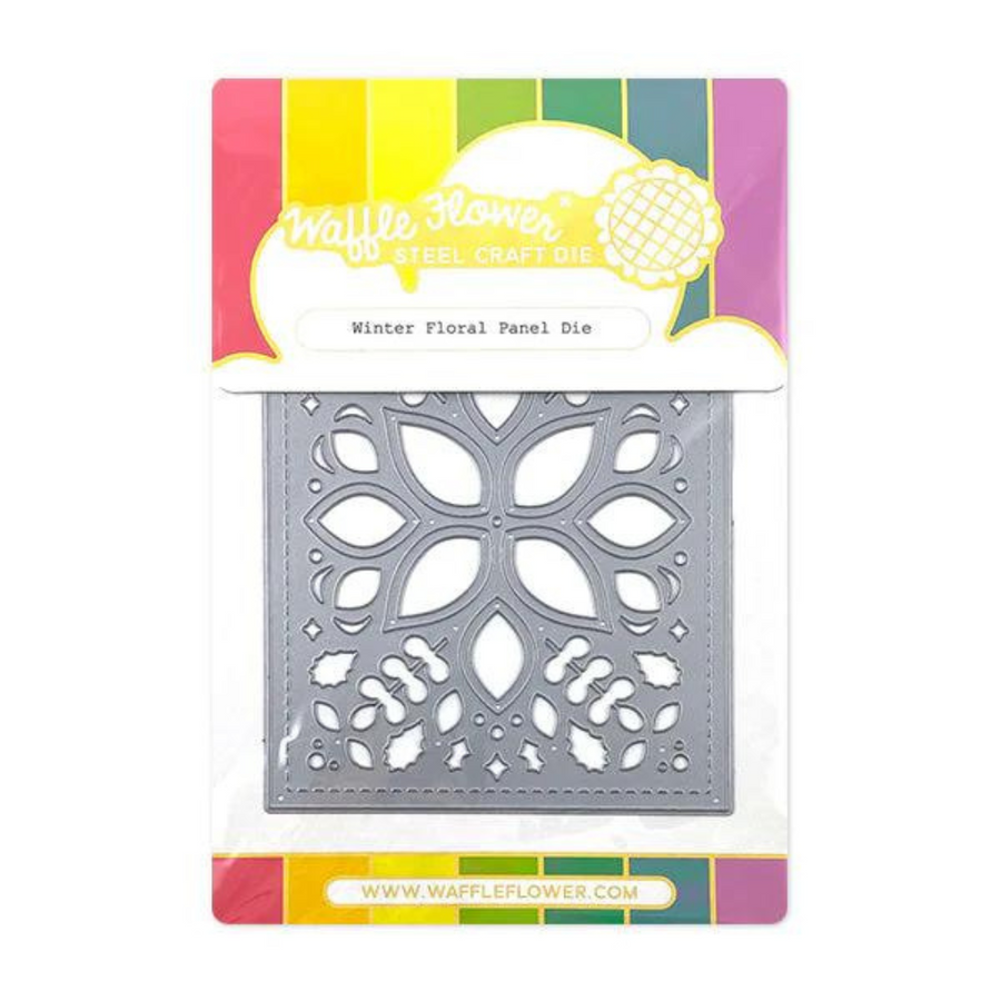 Waffle Flower - Winter Floral Panel Die