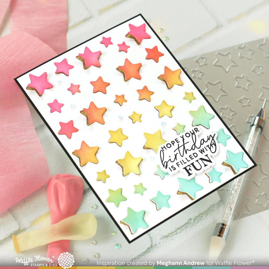 Waffle Flower - Pop-up Star Die