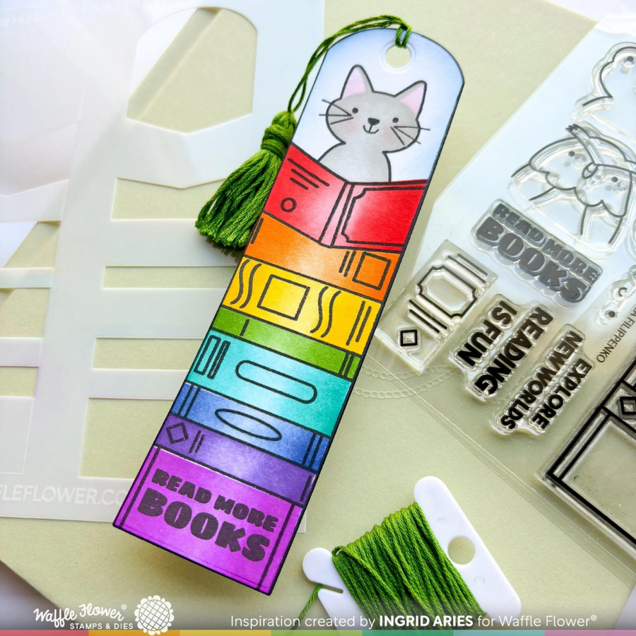 Waffle Flower - Round Critter Bookmark Stamp Set