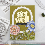 Waffle Flower - Oversized Get Well Print Die