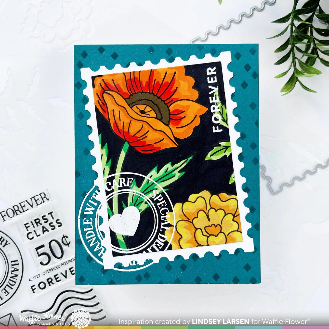 Waffle Flower - Sketched Poppy Stamp Set