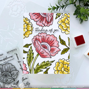 Waffle Flower - Sketched Poppy Stamp Set