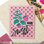 Waffle Flower - Sweet Lattice Panel Die