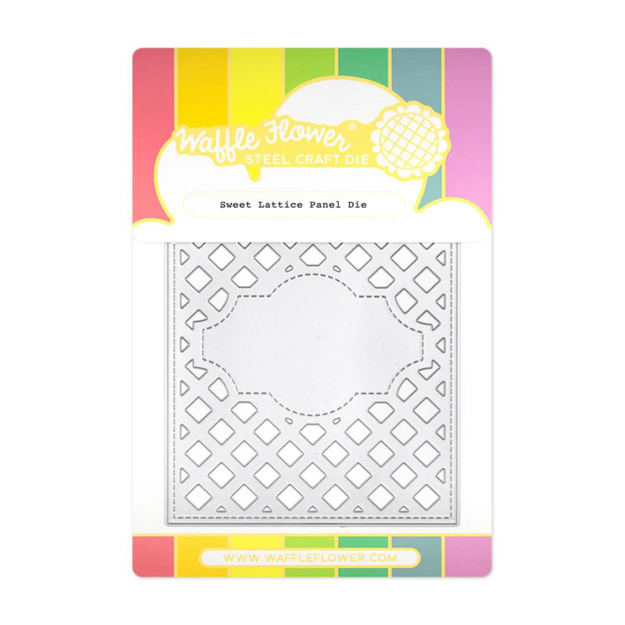 Waffle Flower - Sweet Lattice Panel Die