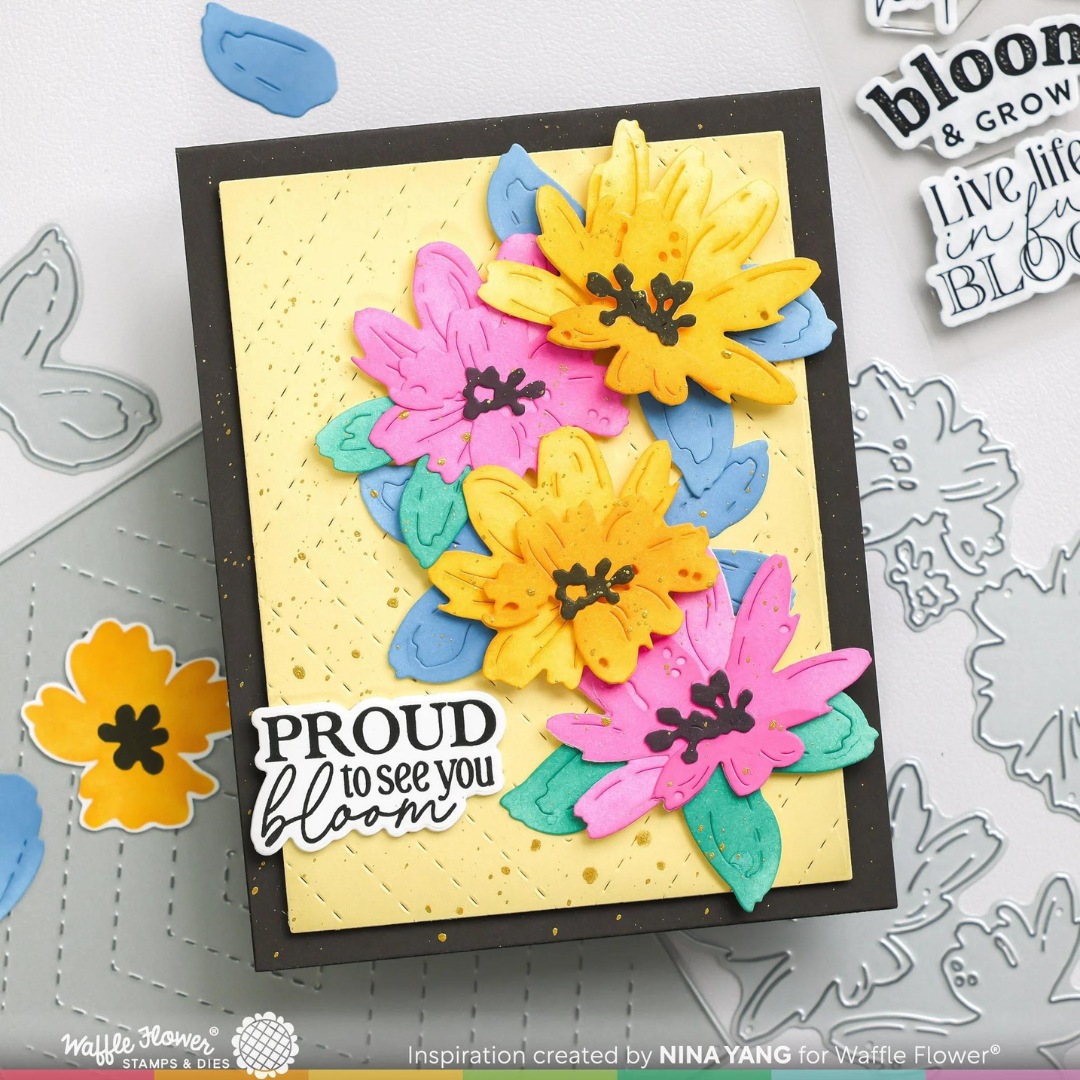 Waffle Flower - Painted Flowers Layering Die