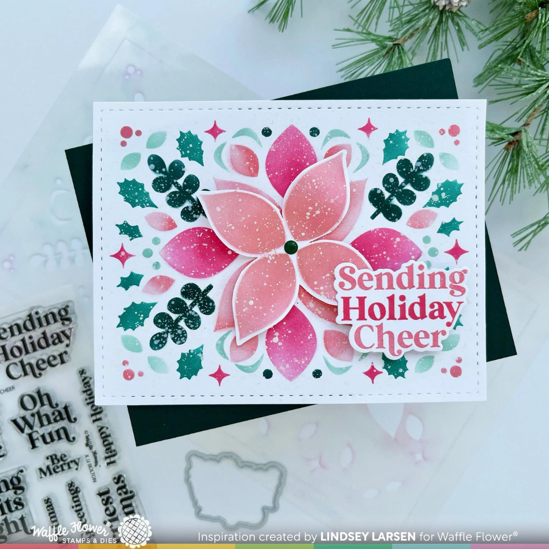 Waffle Flower - Holiday Cheer Stamp Set