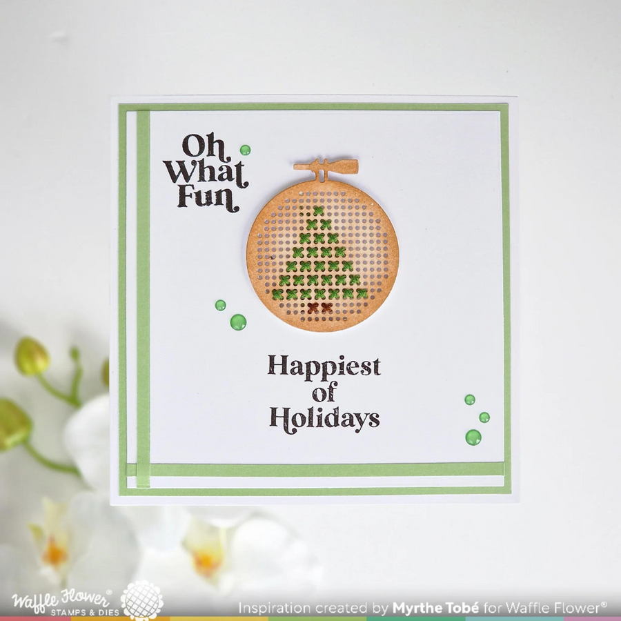 Waffle Flower - Holiday Cheer Stamp Set