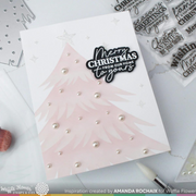 Waffle Flower - Family Christmas Sentiments Stamp Set