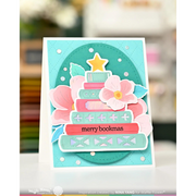 Waffle Flower - Merry Bookmas Sentiments Stamp Set