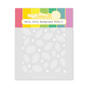 Waffle Flower - Holly Jolly Background Stencil