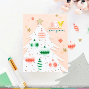 Waffle Flower - Overlapping Christmas Additions Stamp Set