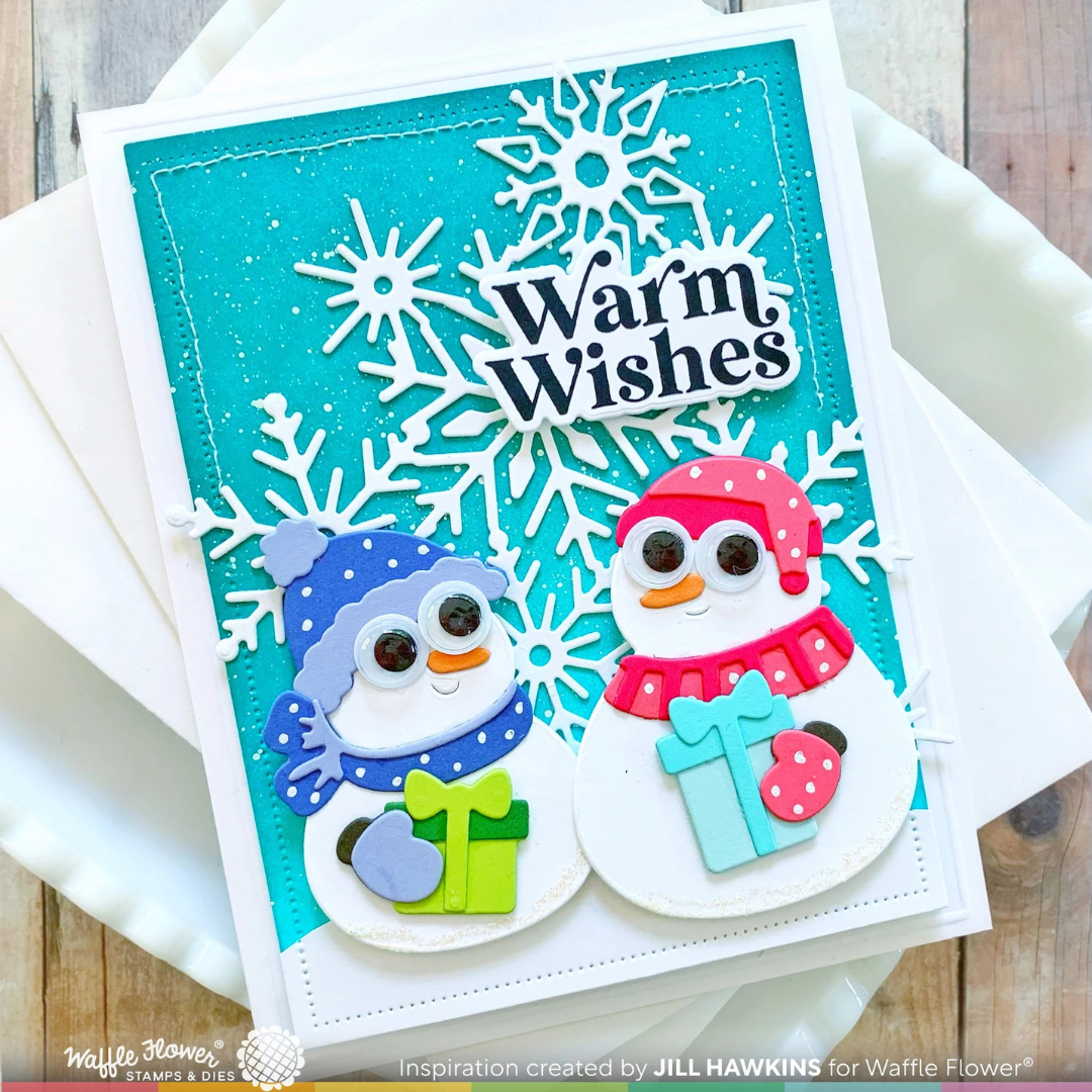 Waffle Flower - Snow Cheer Sentiments Stamp Set