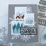 Waffle Flower - Snow Cheer Sentiments Stamp Set