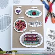 Waffle Flower - Sweet Lattice Sentiments Stamp Set