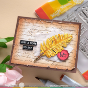 Waffle Flower - Script Texture Stamp Set