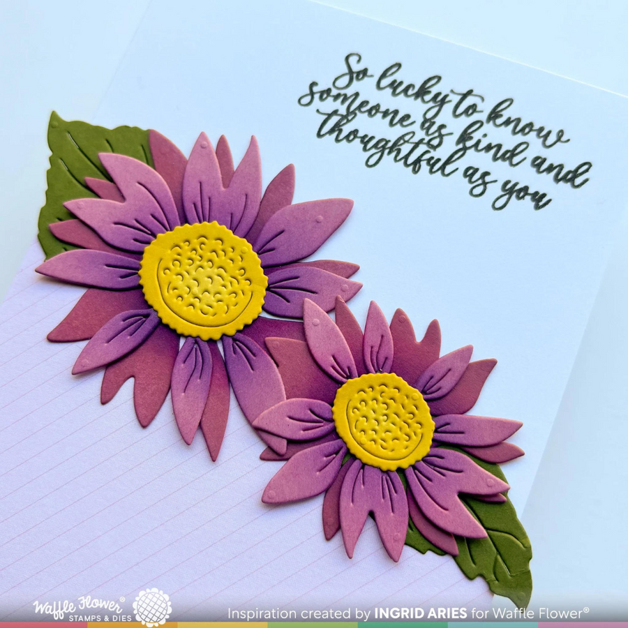 Waffle Flower - Inside Sentiments Thanks 2 Stamp Set