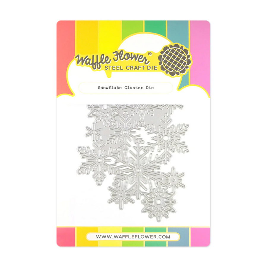 Waffle Flower - Snowflake Cluster Die