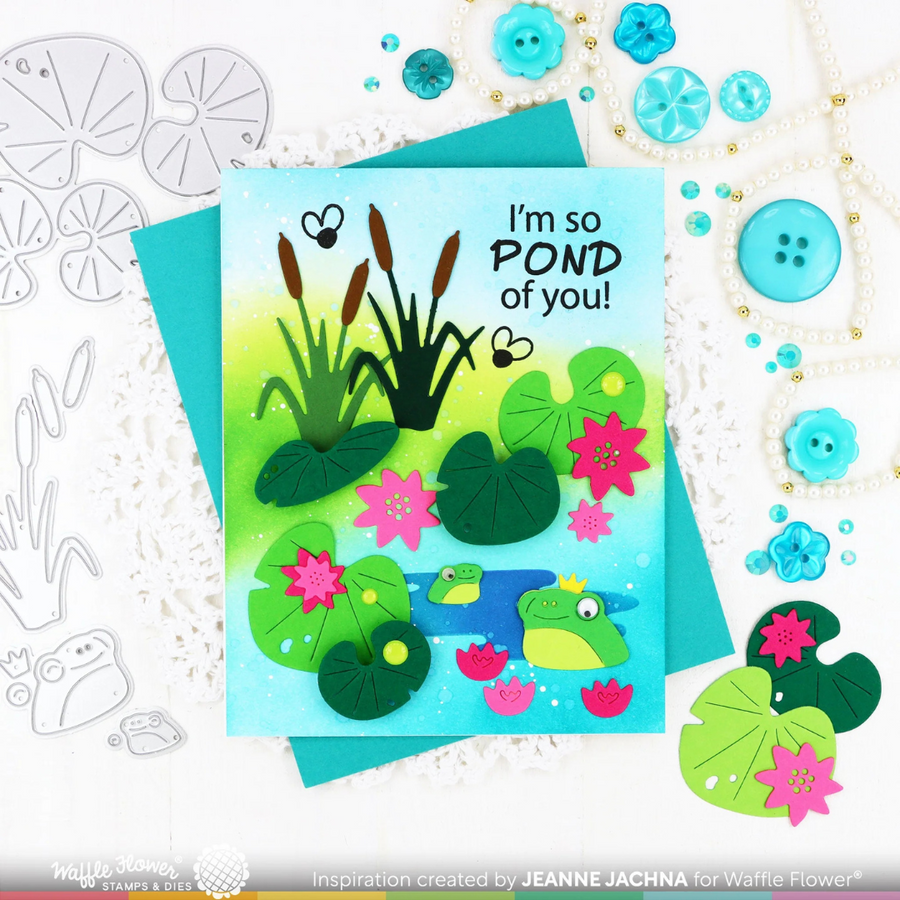 Waffle Flower - Pond of You Stamp Set