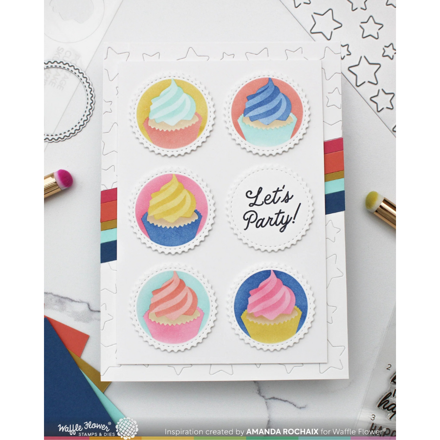 Waffle Flower - Hey Cupcake Sentiments Stamp Set