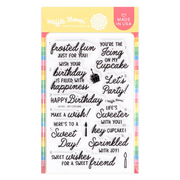 Waffle Flower - Hey Cupcake Sentiments Stamp Set