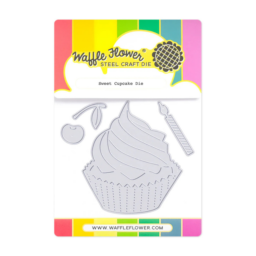 Waffle Flower - Sweet Cupcake Die