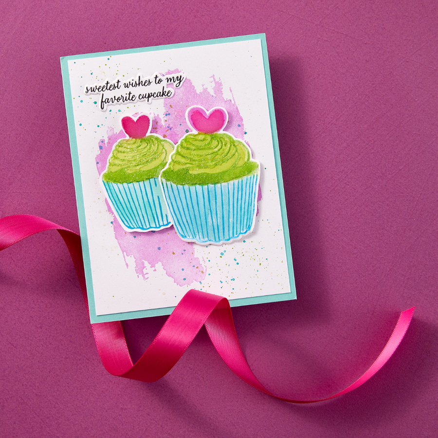 Spellbinders - BetterPress Society December 2024 (Cupcake Kisses BetterPress Plate & Die Set)