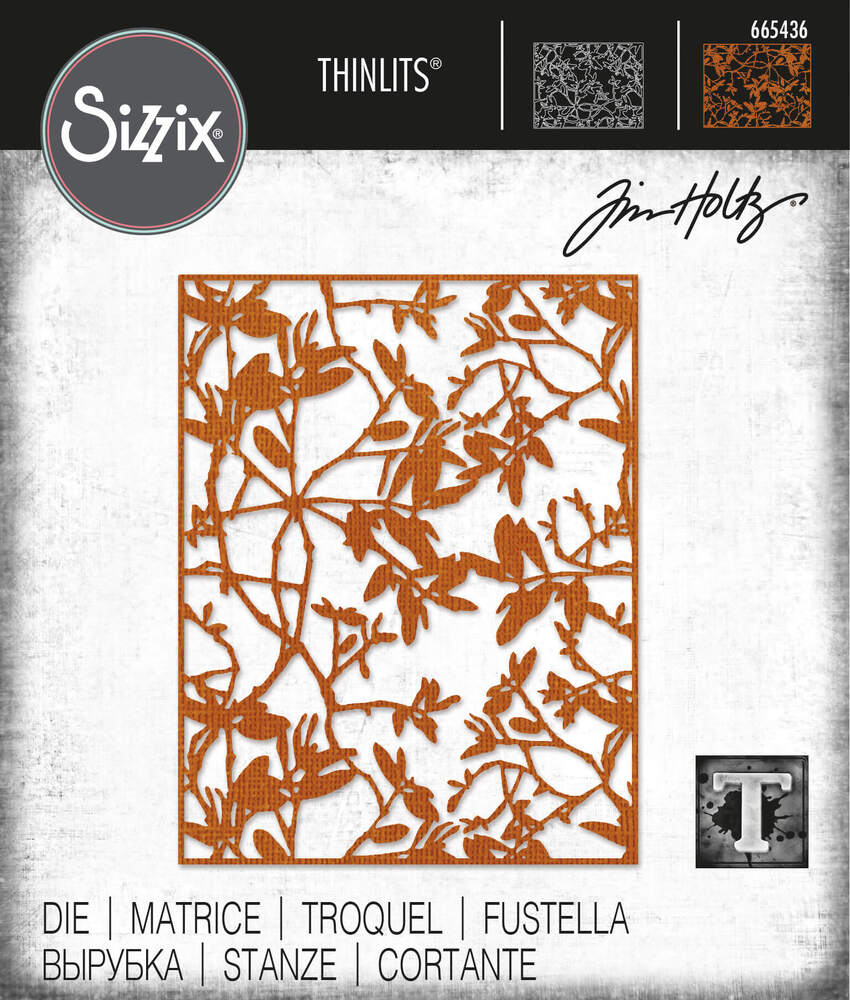 Tim Holtz - Leafy Twigs Sizzix Dies