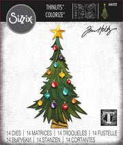 Tim Holtz - Trim a Tree (Colorize) Thinlits Sizzix Dies