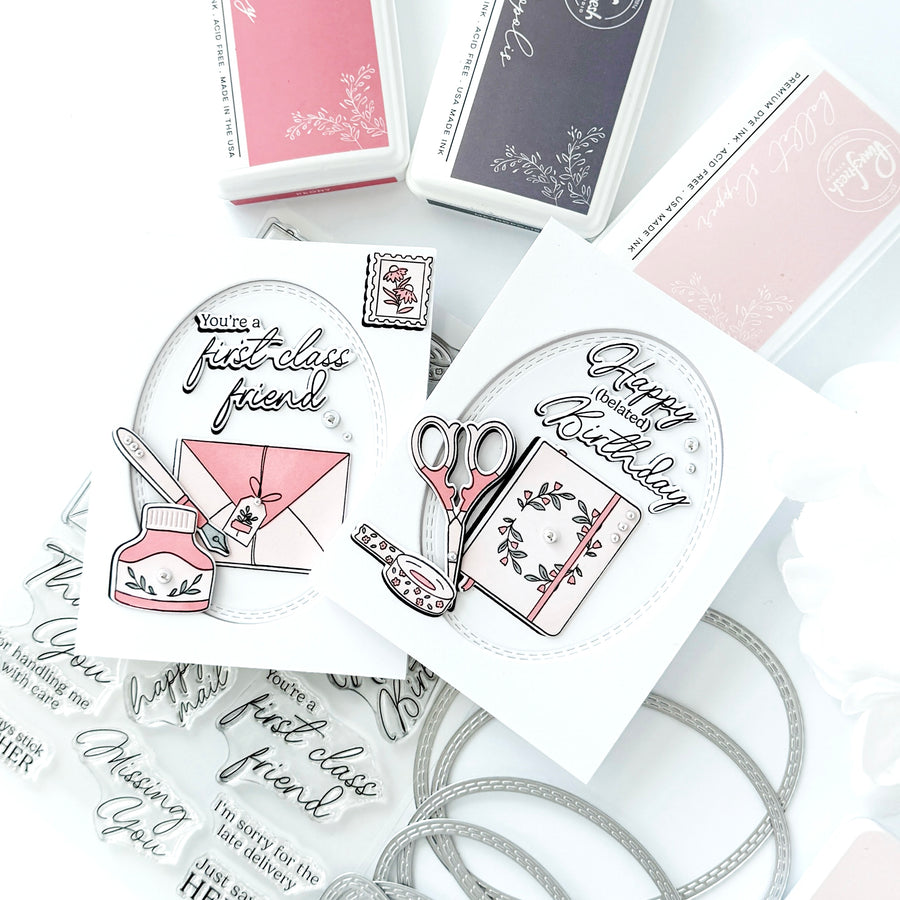 Pinkfresh Studio - Classic Correspondence Stamps