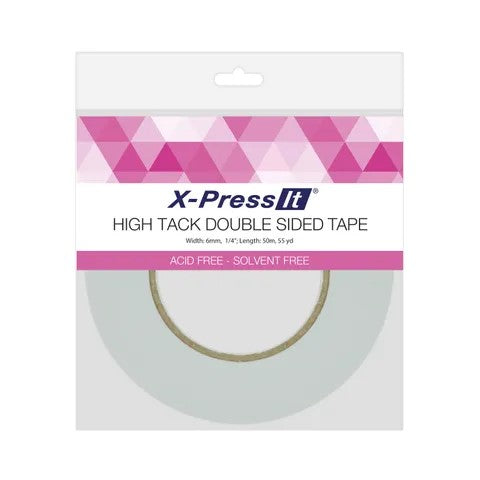 X-Press It - 6mm x 50m High Tack Double Sided Tape