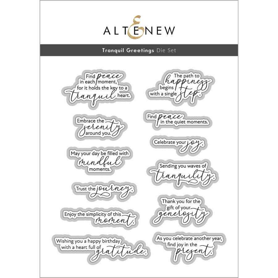 Altenew - Tranquil Greetings