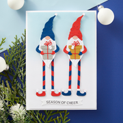 Spellbinders - Dancin' Gnome Alfie Etched Dies from the Dancin' Christmas Friends Collection