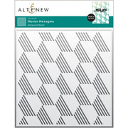 Altenew - Illusion Hexagons Background Stencil