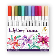 Altenew - Tahitian Terrace Dual Tip Pens (Water-based)