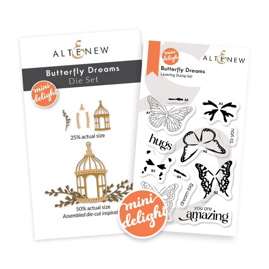 Altenew - Mini Delight: Butterfly Dreams Stamp & Die Set