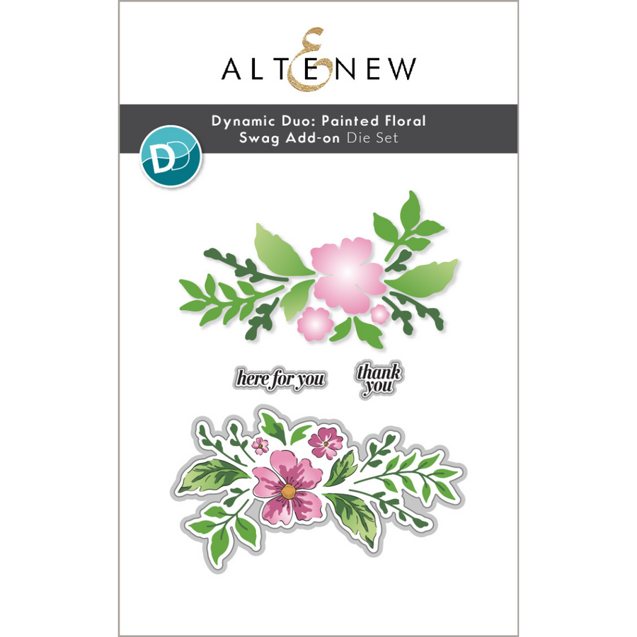 Altenew - Dynamic Duo: Painted Floral Swag & Add-on Die Bundle