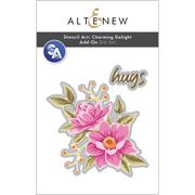 Altenew - Stencil Art: Charming Delight & Add-on Die Bundle