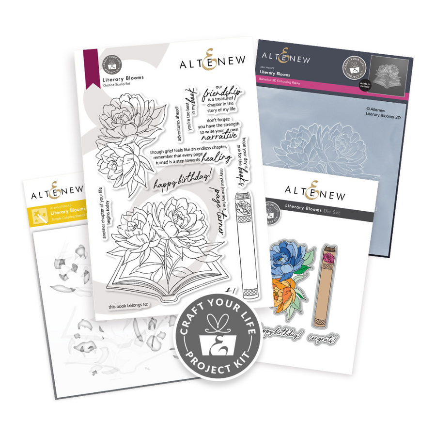 Altenew - Craft Your Life Project Kit: Literary Blooms