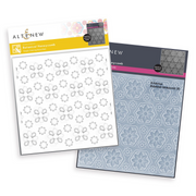 Altenew - Botanical Honeycomb 3D Embossing Folder and Stencil Bundle