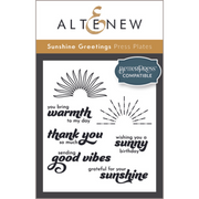 Altenew - Sunshine Greetings Press Plate and Die Bundle