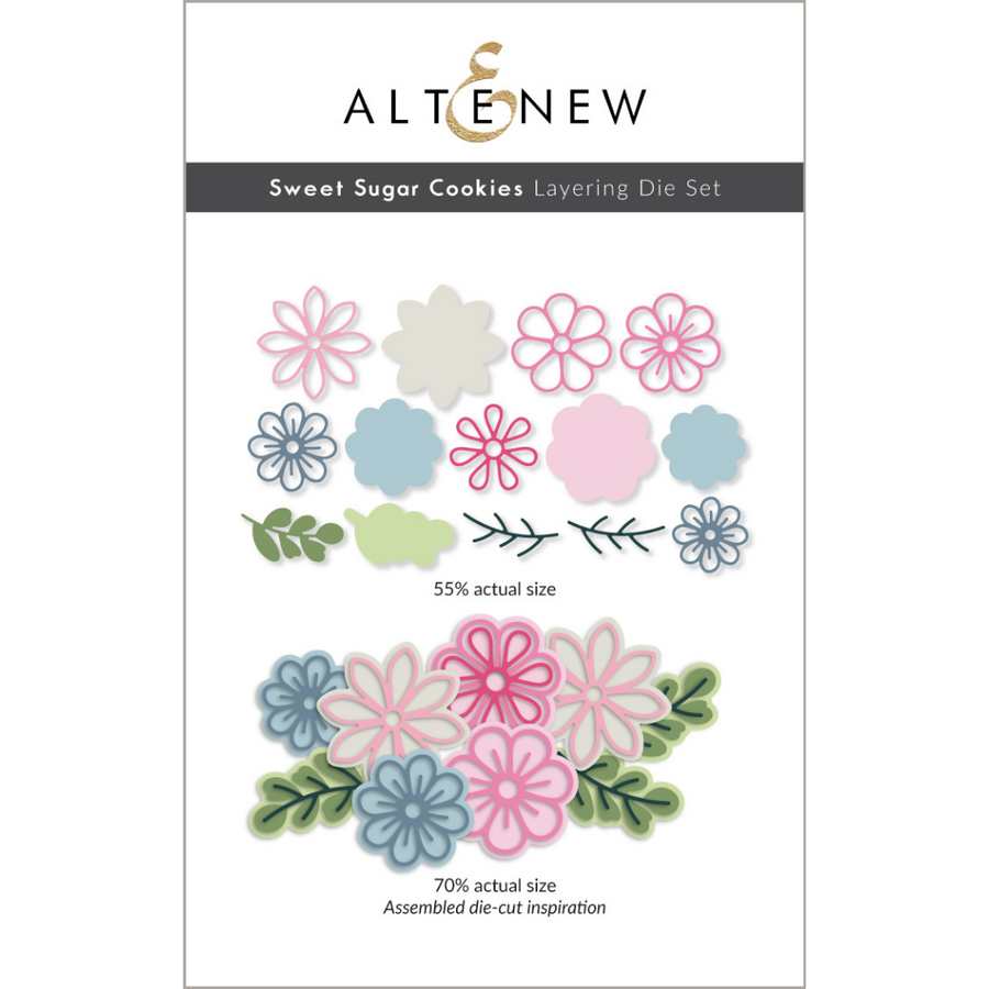 Altenew - Sweet Sugar Cookies Layering Die Set