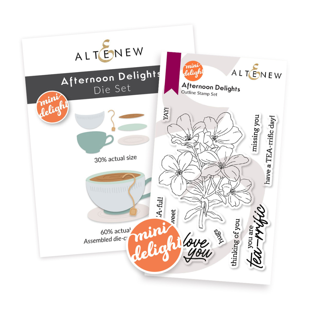 Altenew - Mini Delight: Afternoon Delights Stamp & Die Set