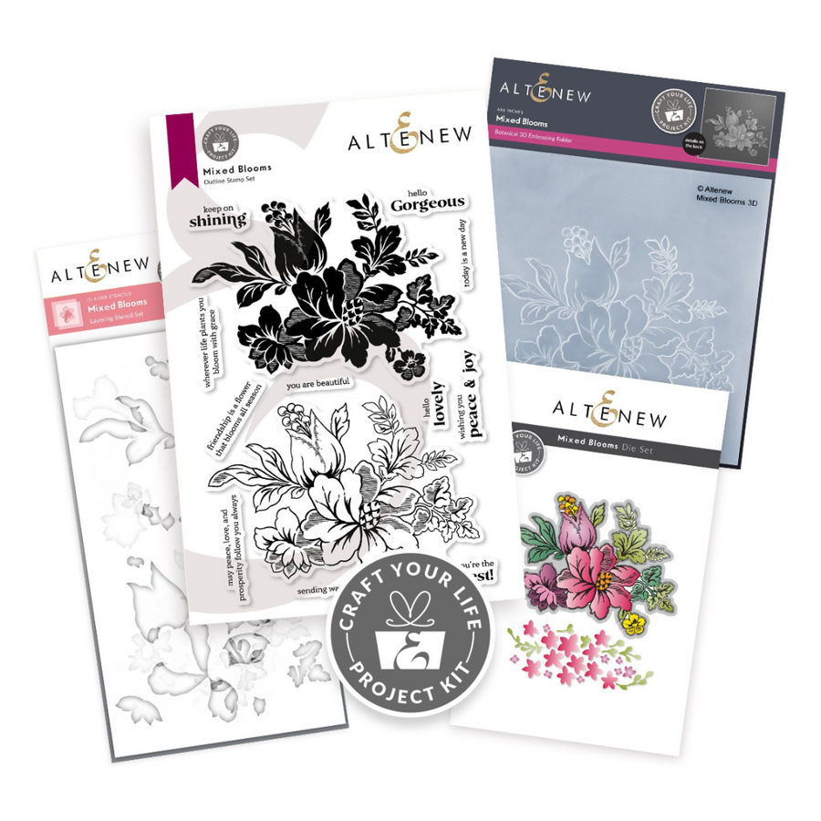 Altenew - Craft Your Life Project Kit: Mixed Blooms